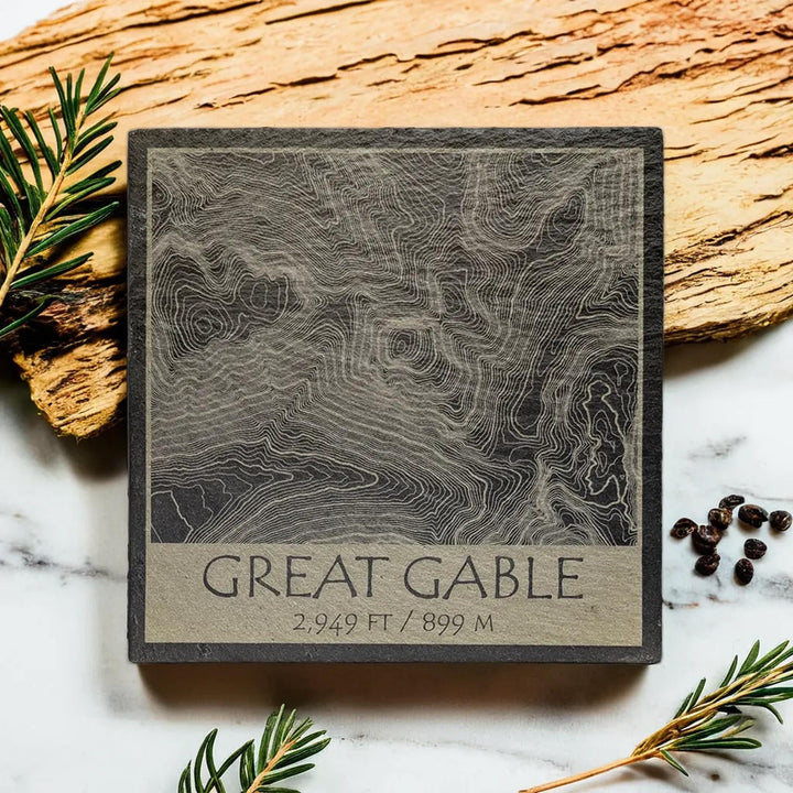 Great Gable Lake District Engraved Coasters