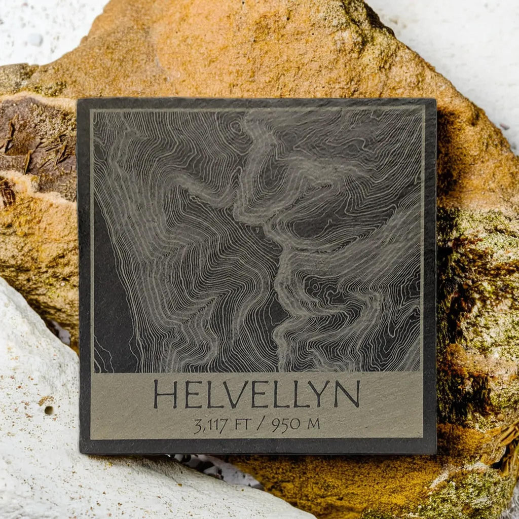 Helvellyn Lake District Engraved Coasters