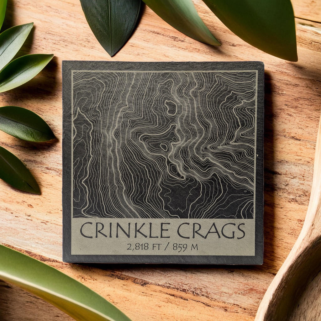 Crinkle Crags Lake District Engraved Coasters