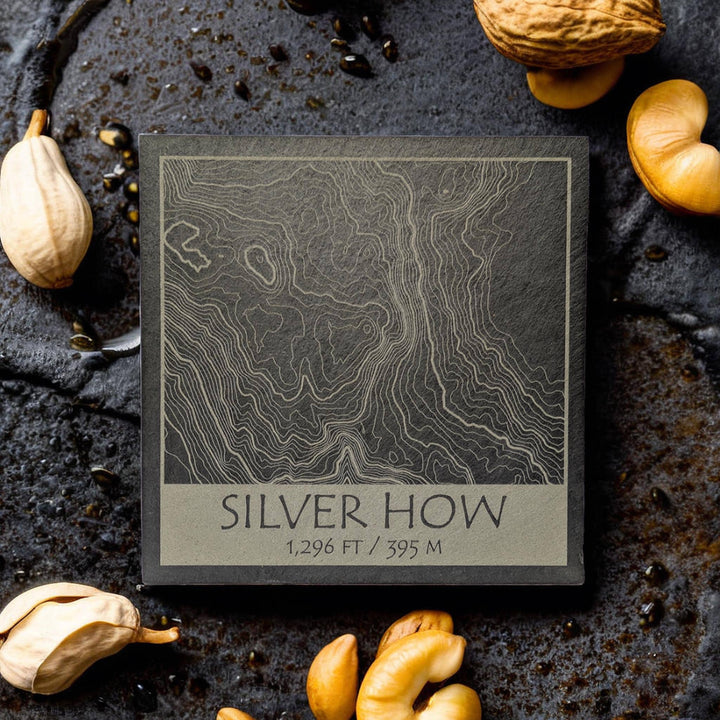 Silver How Lake District Engraved Coasters
